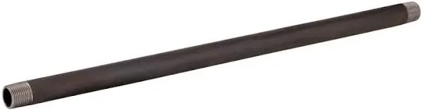 ZORO SELECT 1/2" x 72" Black Pipe