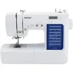 Brother CS7000X Computerized Sewing and Quilting Machine, 70 Built-in Stitches, LCD Display, Wide Table, 10 Included Feet, White