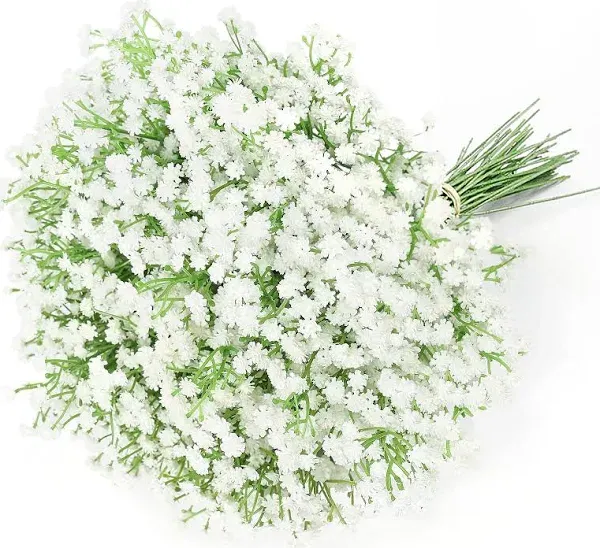 15 PCS Babys Breath Artificial Flowers Fake Babys Breath Flowers Artificial B...