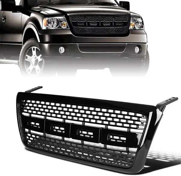 rongher Front Grill for 2004-2008 F150