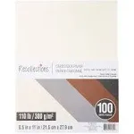 Coffee & Cream 8.5" x 11" Cardstock Paper by Recollections, 100 Sheets