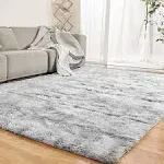 LFHHT Large Shag Area Rugs 8x10 Feet for Living Room Bedroom, Indoor Soft Fuzzy Shaggy Carpet Fluffy Rugs for Kids Girls Boys Classroom Nursery Dorm