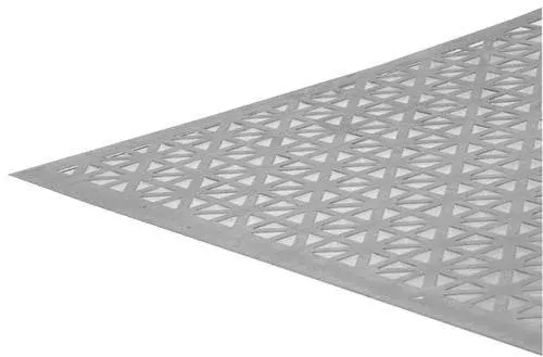 11262 Decorative Silver Union Jack Perforated Mill Finish Aluminum Sheet