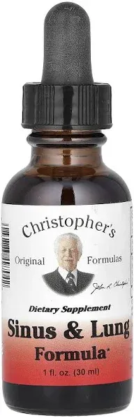 Christopher's Original Formulas Sinus & Lung Liquid