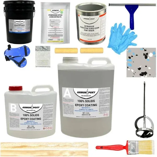 ArmorPoxy ArmorClad 2-Layer Epoxy Floor Kit