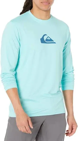 Quiksilver Men's Standard Solid Streak Ls Long Sleeve Surf Tee Rashguard