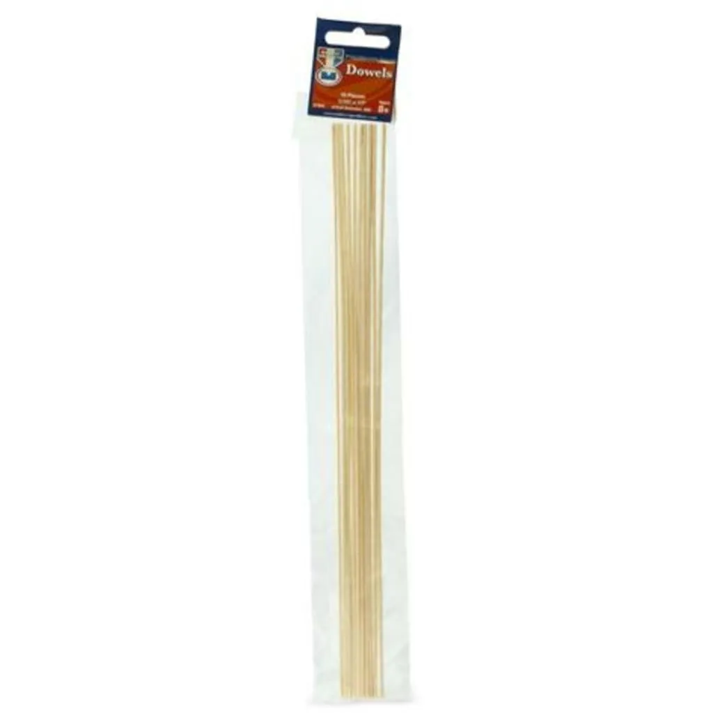 MIDWEST 7903 Wood Dowels 1/16x12 (10)