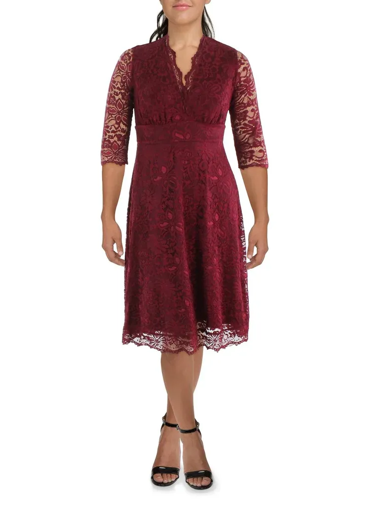 Kiyonna Dresses Kiyonna Mademoiselle Lace Cocktail Dress