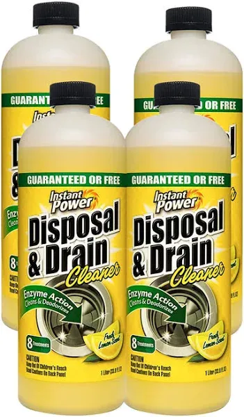 Scotch Instant Power Disposal and Liquid Drain Cleaner Lemon Scent