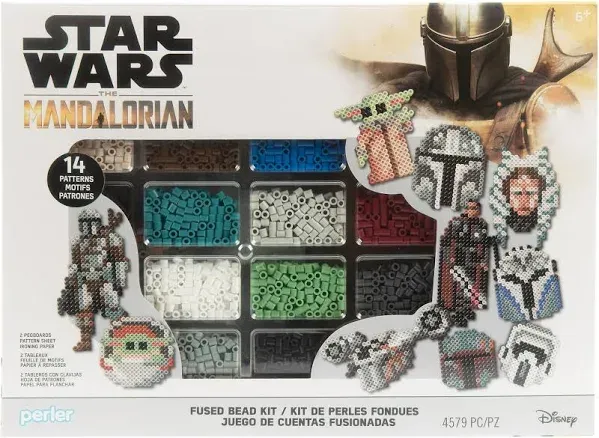 Perler Star Wars' The Mandalorian Fused Bead Kit