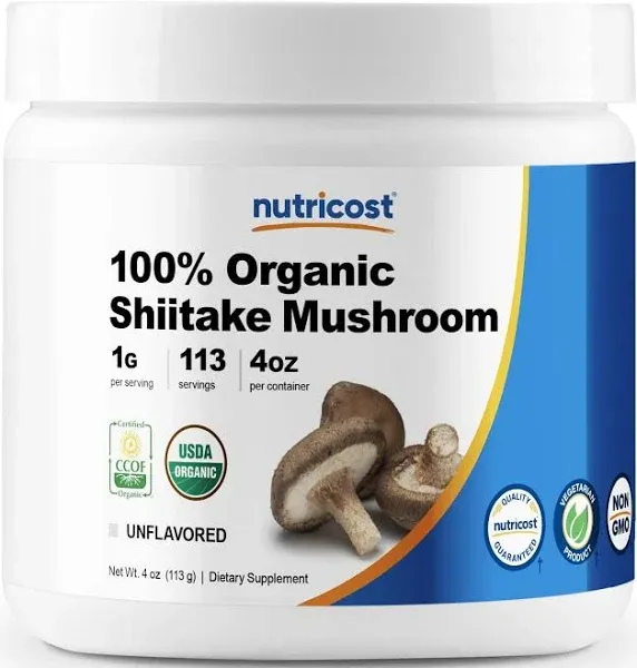 Nutricost Organic Shiitake Mushroom Powder