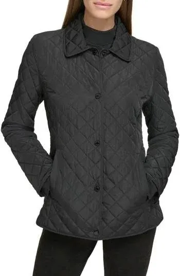 Calvin Klein Womens Short Quilted Jacket