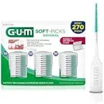 GUM Soft-Picks Original (270ct) Easy Use Dental Picks for Teeth Cleaning &amp; Gum H