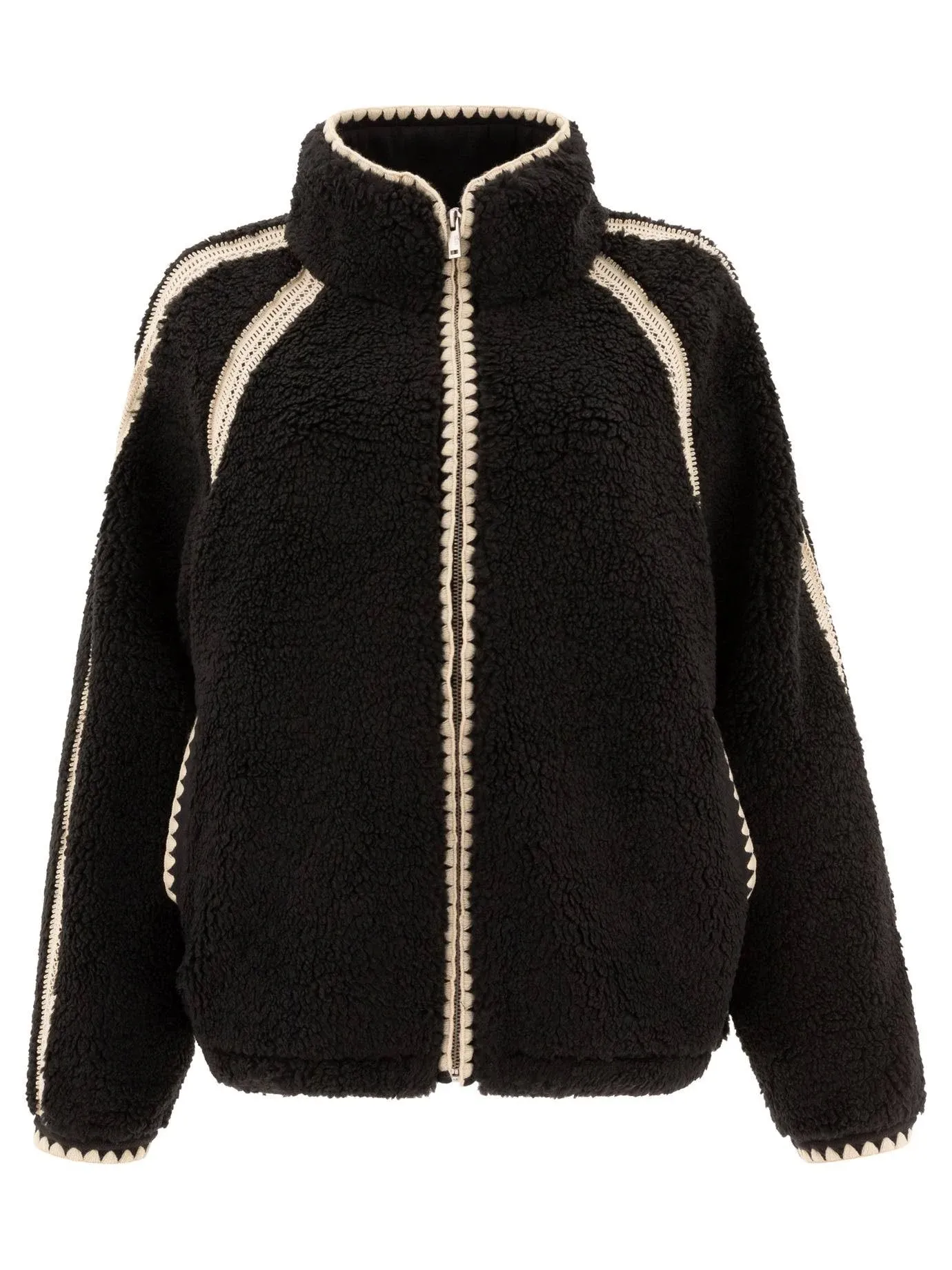 UGG W Nikia Crochet Fluff Jacket - Black - Size S - Women