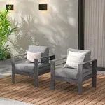 Wisteria Lane 2 Pieces Patio Furniture Armchair