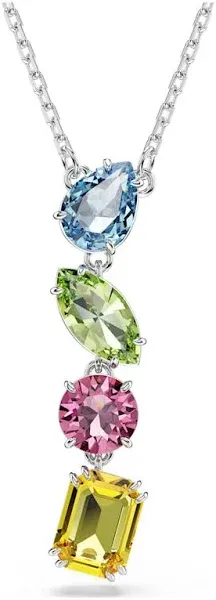 Swarovski Gema Mixed Cuts Multicolored Pendant