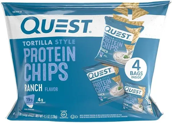 Quest Tortilla Style Ranch Flavor Protein Chips (1.1 oz)