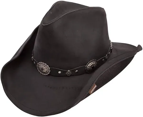 Stetson Roxbury Leather Western Hat