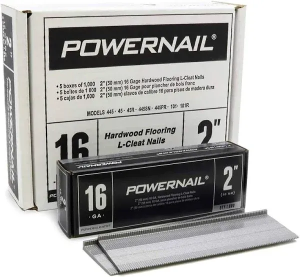 Powernail 16-Gauge 2-Inch L-Style Flooring Cleat Nail