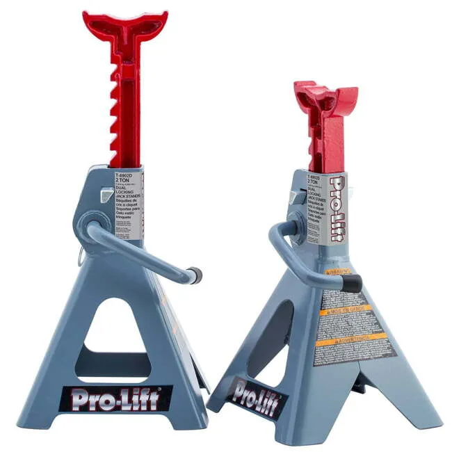 New T-6902D Double Pin Jack Stand - 2 Ton, 1 Pack