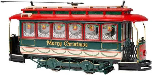 Bachmann On30 Closed Streetcar Merry Christmas 25129