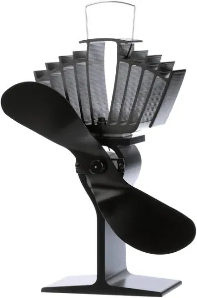 Caframo 812AMKBX Ecofan Airmax Heat-Powered Stove Fan, Nickel Blade