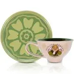 Avatar: The Last Airbender Jasmine Dragon 12-ounce Ceramic Teacup and Saucer Set