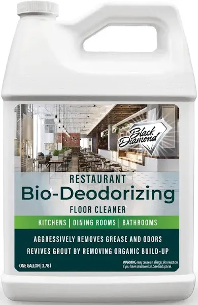 Bio-Deodorizing hard floor cleaner. Heavy-duty deep clean