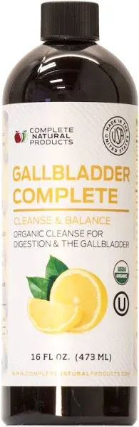 CNP Gallbladder Complete 16oz. Organic Gallbladder Stone Cleanse Detox EXP 5/26