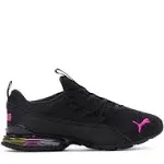 Puma Riaze Prowl Rainbow Women's Sneakers, Black/Luminous Pink, 5.5