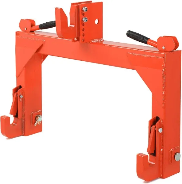 Titan Attachments 3 Point Quick Hitch Adaption to Category 1 Tractors, 3000 LB L