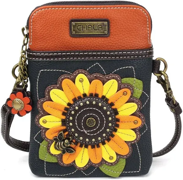 Chala Sunflower Cell Phone Crossbody