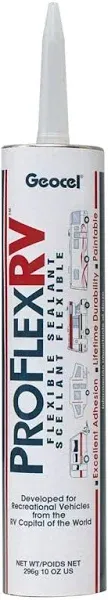 Geocel 28101 10oz Pro Flex RV Flexible Sealant - White