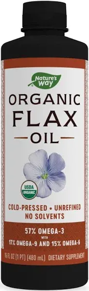 Nature's Way - EFAGold Flax Oil Organic - 16 fl Ounce