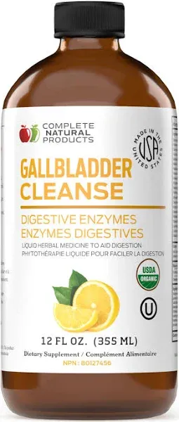 Gallbladder Complete - Organic Liquid Gallstones Cleanse Formula