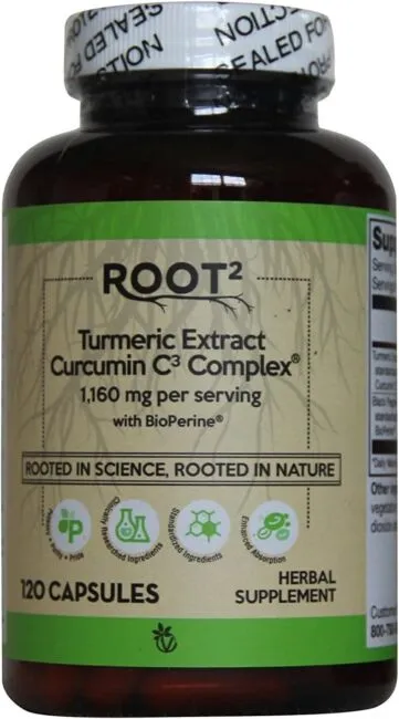 Vitacost Turmeric Extract Curcumin C3 Complex with Bioperine - 1,160 mg 120 ct