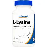 Nutricost L-Lysine Tablets 120 Tablets