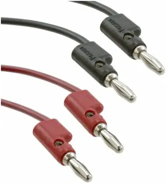 Pomona B-24-02 Banana Plug Patch Cord Set (Pack of 2)