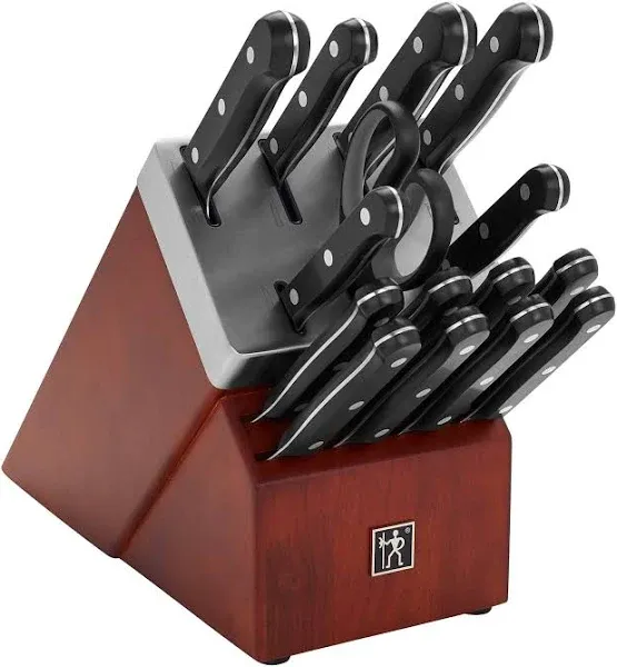 HENCKELS Razor-Sharp Solution 16-Piece Self-Sharpening Knife Block Set