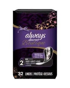 Always Discreet Boutique Incontinence Liners