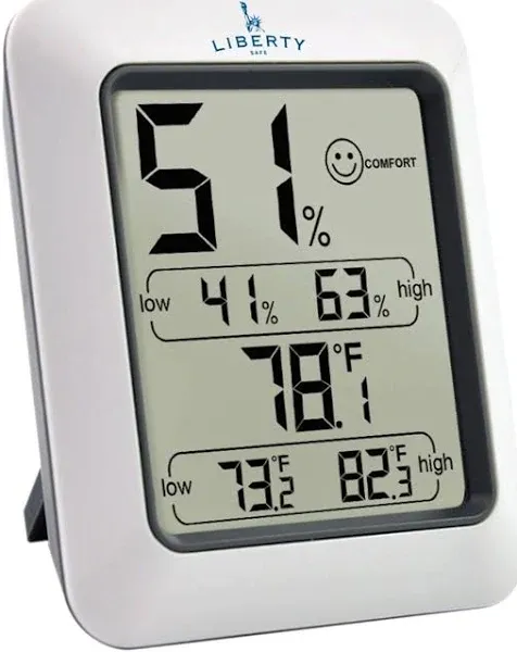 Liberty Safe Humidity and Temperature Monitor