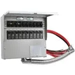 Reliance Controls 10 Circuit 50-Amp Transfer Switch 510C