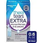 TheraTears Extra Dry Eye Therapy Lubricant Eye Drops Preservative Free - 30 Count