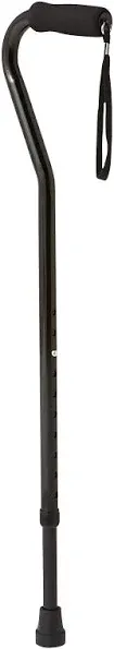 Medline Aluminum Offset Walking Cane