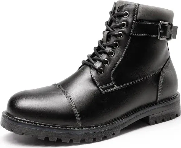 Bruno Marc Men Oxfords Motorcycle Boot