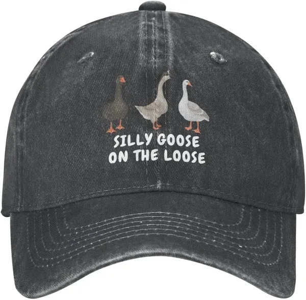 Funny Goose Baseball Cap