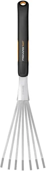 Fiskars Polycarbonate Xact Steel Garden Rake