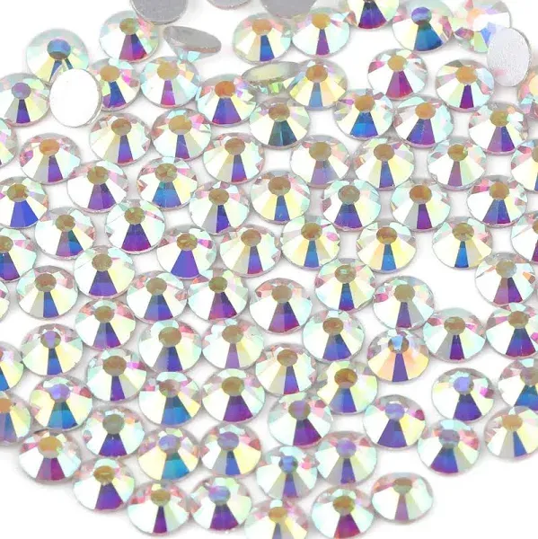 Beadsland 1440pcs Flat Back Crystal Rhinestones