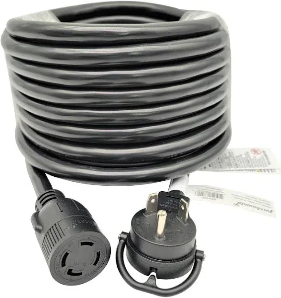 Parkworld Electrical Cords 10&#039; Fully Molded Prevent Oxidation Rust Black 30 A