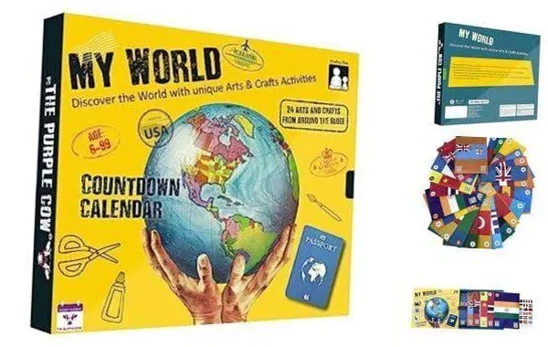 My World Advent Calendar 2023 “Visit” 24 countries and come back just in time 